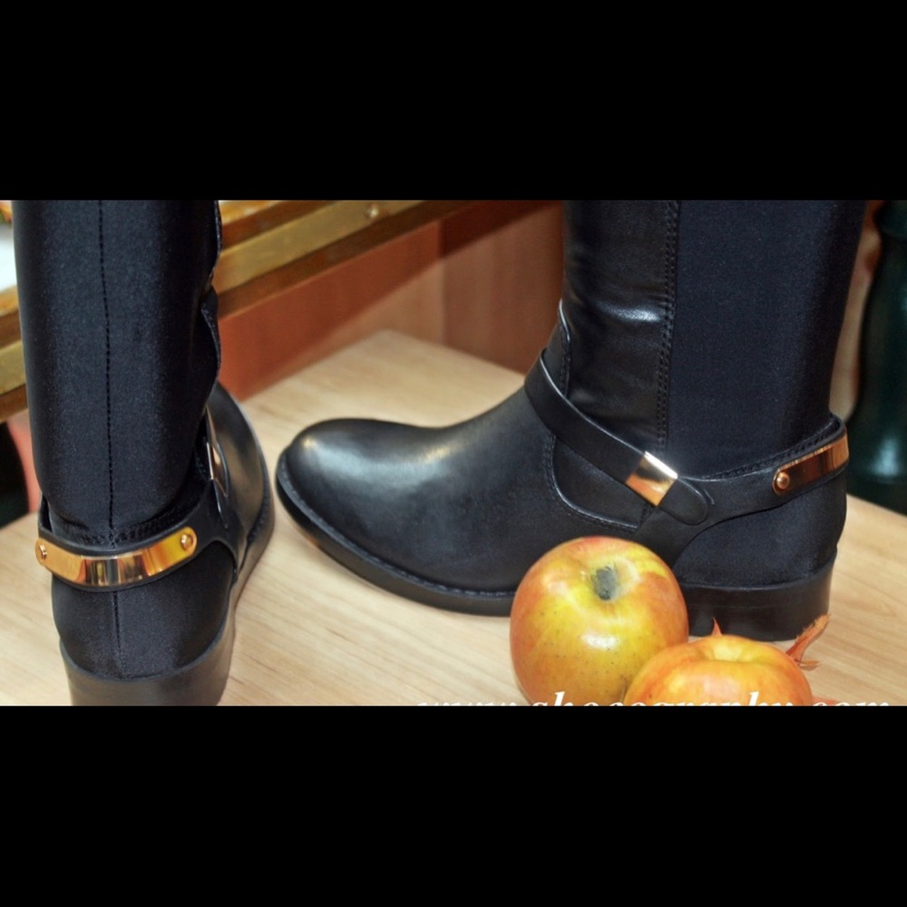 Black Bare Trap Leather Tall Boot Size 9.5